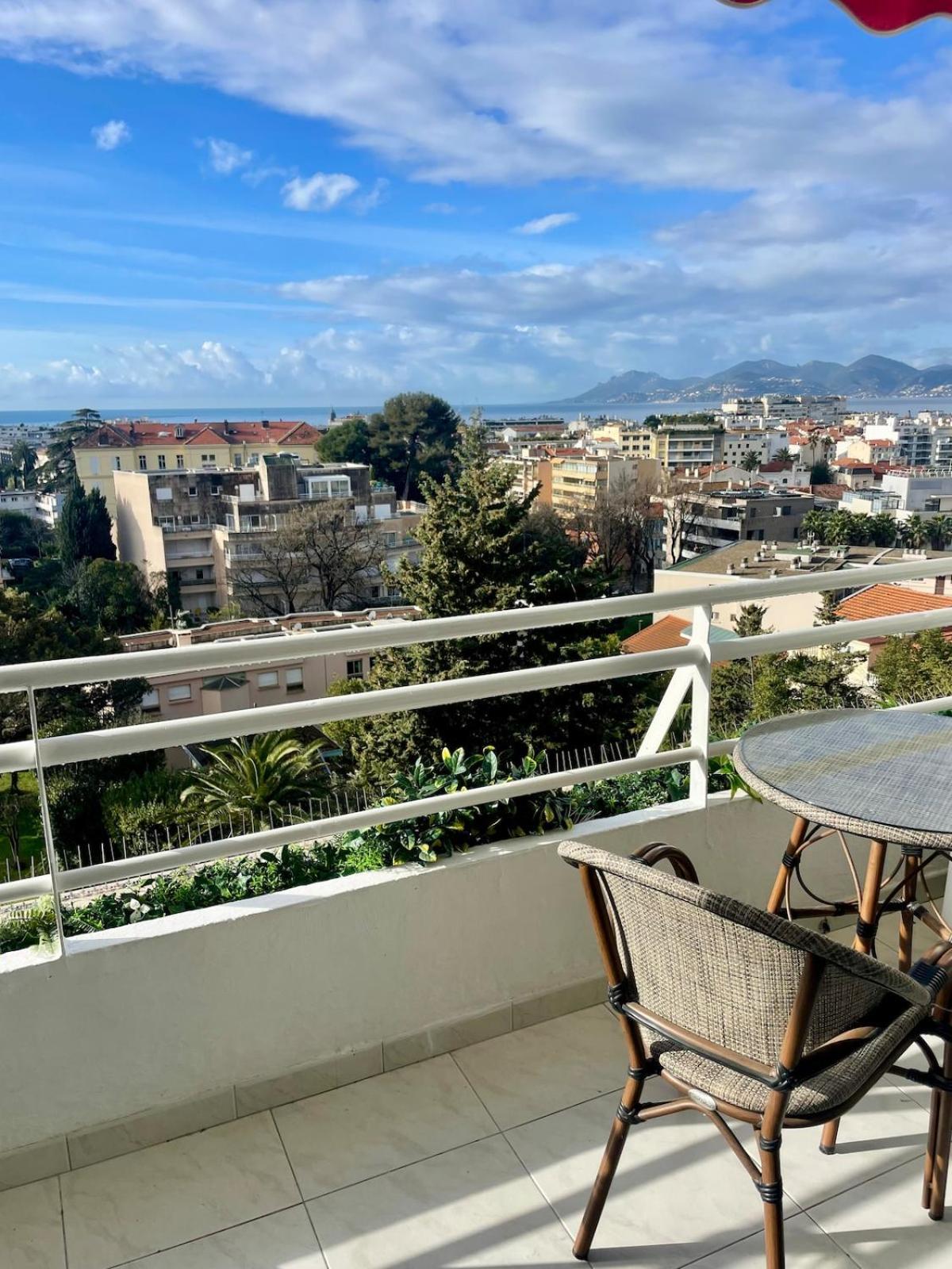 Luxueux 45m2 Vue Panoramique Terrasse Sud Montfleury Proche Banane Cannes
